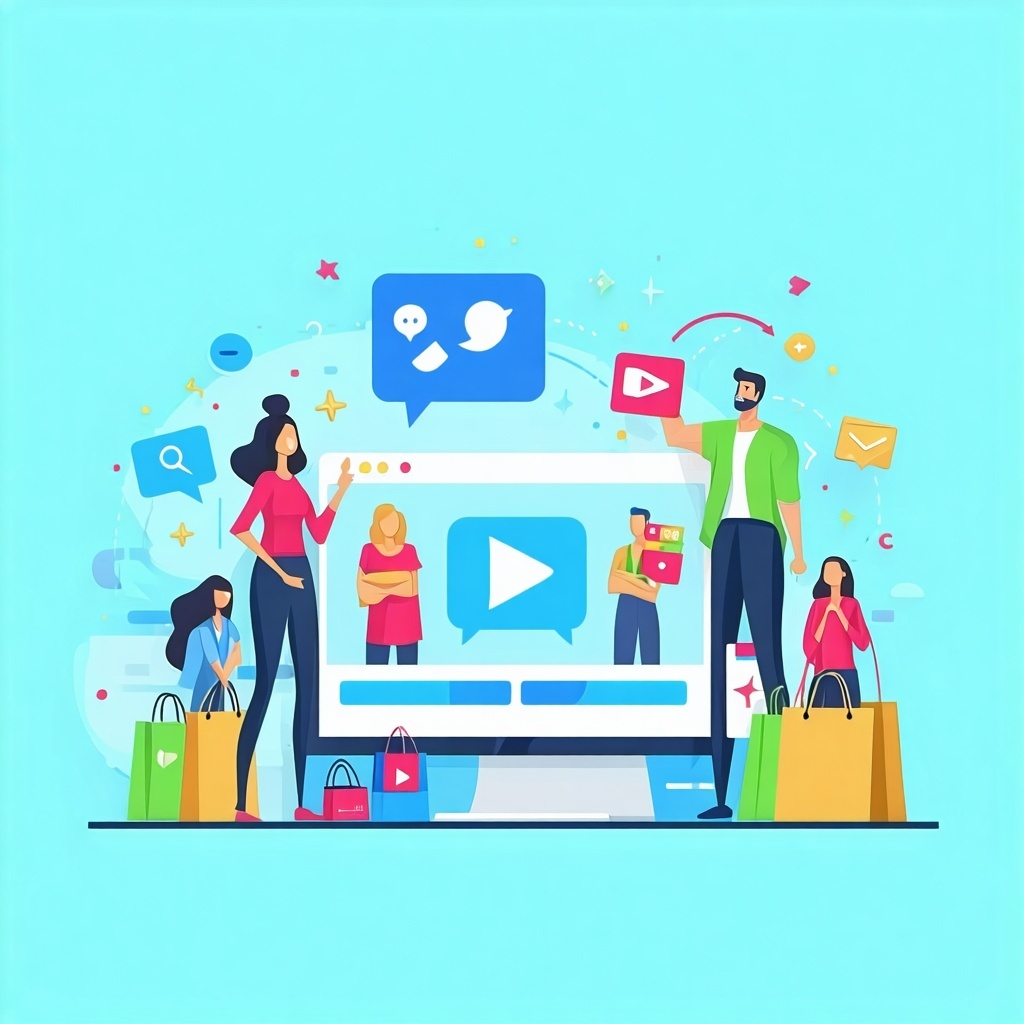 Image illustrates social engagement into long term customers