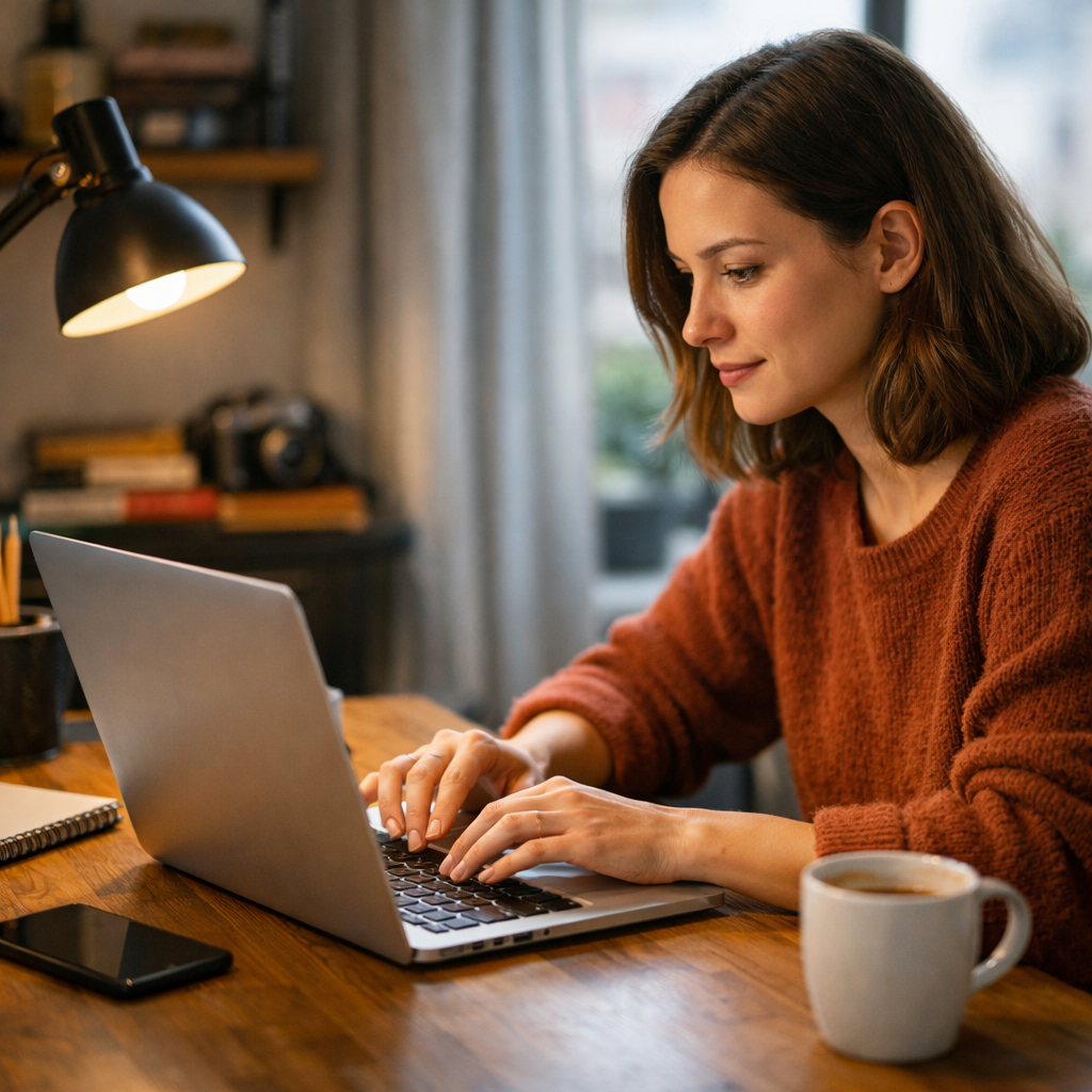 someone on their computer